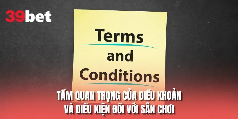 Tầm quan trọng của điều khoản và điều kiện đối với sân chơi